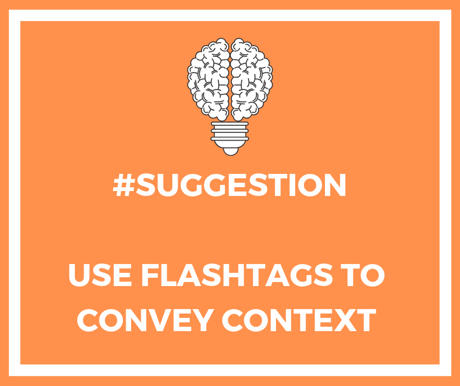 FlashTags: A Simple Hack For Conveying Context Without Confusion